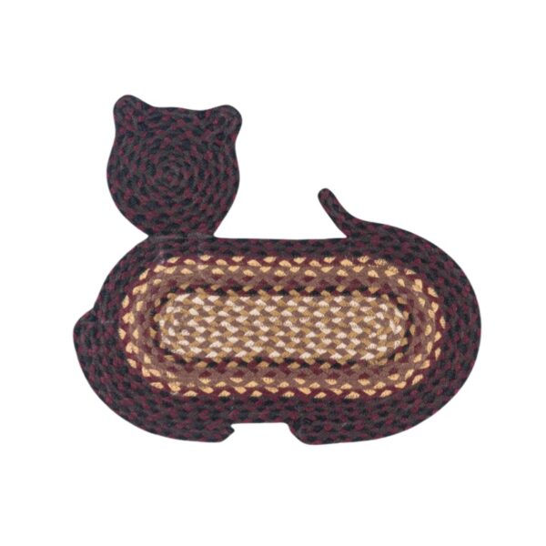 CT-371 Black Cherry/Chocolate/Cream Cat Rug